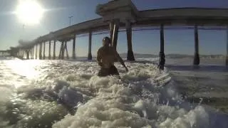 Fabian ripping the Venice Pier Surf Spot Part 1
