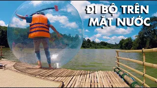 Đi Bộ Trên Mặt Nước Với Quả Bóng Khổng Lồ