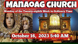 Our Lady Of Manaoag Live Mass Today - 5:40 AM October 16, 2023