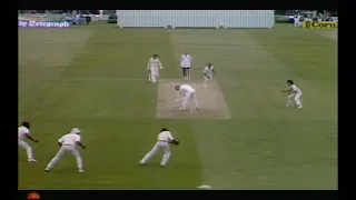 Malcolm Marshall bowling 'Around 100mph' vs England 1984 test