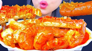 ASMR MUKBANG | Giant King Crab Seafood Boil | Eating Sounds | ASMR Phan