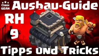 Tipps und Tricks Ausbau-Guide für Rathaus Level 9 | RH9 | COC 10/21 Clash of Clans