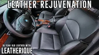 Amazing Leather Seat Transformation with LEATHERIQUE | E39 M5