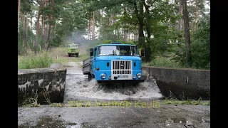 Geländefahrt im Testzentrum Horstwalde mit IFA W50