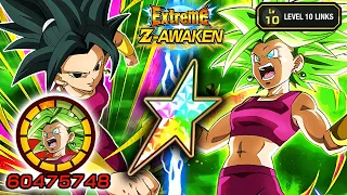 100% EZA STR TRANSFORMING KEFLA LEVEL 10 LINKS SHOWCASE!!! Dragon Ball Z Dokkan Battle