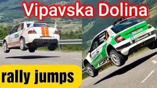 rally car jump rally vipavska dolina 2024