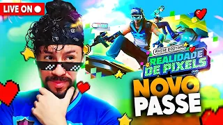 NOVO PASSE DE ELITE 💙 LIVE ON 💙 RANKED SOLO 💙 REVELAÇÃO  💙 FREE FIRE MOBILE AO VIVO 💙 X1 DOS CRIA 💙