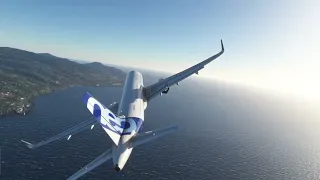 Flight Simulator 2023: RX 590 ULTRA REALISM - ENGINE FIRE - MADEIRA Landing Portugal | MSFS 4K
