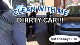 *NEW* CLEAN WITH ME | DIRTY CAR! | CLEANING MOTIVATION - @itsNancysLife