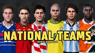 National teams of the ISS PES 97 Patch |  Quick review