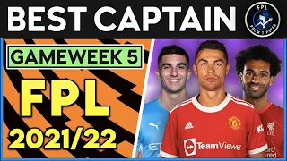 FPL Gameweek 5 Best Captain | RONALDO STATS CONVERTED TO PL | Fantasy Premier League Tips 2021/22