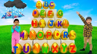 Wendy and Eric ABC Egg Mystery: Kids Unravel the Alphabet