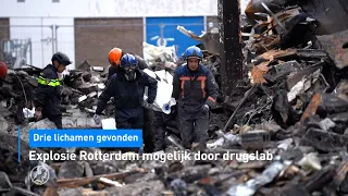 Explosie Rotterdam mogelijk door drugslab, drie lichamen gevonden | Hart van Nederland