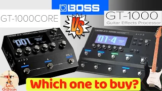 BOSS GT 1000 vs GT 1000 core: which one to buy?