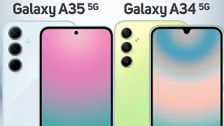 Samsung Galaxy A35 5G vs Samsung Galaxy A34 5G Comparison