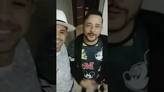 RAHONY da dupla JHONNY E RAHONY e GG Mateus mandando um abraço para eu genisbom