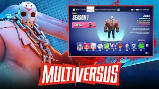 MultiVersus - Jason Voorhees is FREE! + Season 1: Battle Pass & NEW Currency Details! (Jason X Skin)