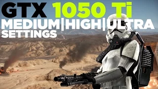 STAR WARS Battlefront | i5 2500 | GTX 1050 Ti | Medium vs. High vs. Ultra Settings | 1080p