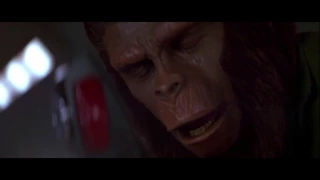 Conquest of the Planet of the Apes (1972) Caesar reveals himself to MacDonald