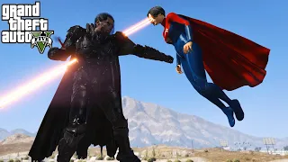 GTA V - SUPERGIRL (DCEU) VS GENERAL ZOD (DCEU) - THE FLASH