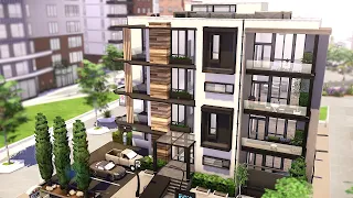 Apartment Complex | The Sims 4 - Speed Build (NO CC)