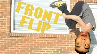 How To Do A Punch FrontFlip (Parkour/FreeRunning Tutorial)