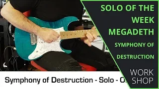 Best Guitar Solos - Symphony of destruction - Megadeth -  incl. Backing Track