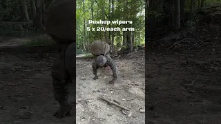 Full Gear Marine Pushup Workout 🦍 #shortsvideo #shortsviral #motivation #marines #shortsfeed