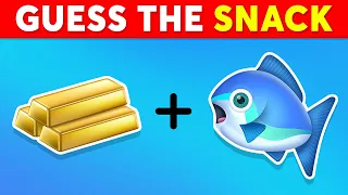 Guess The SNACK & JUNK FOOD By Emoji? 🍟🍫 Mouse Quiz