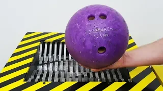 EXPERIMENT WHAT HAPPENS IF YOU DROP BOWLING BALL INTO THE SHREDDING MACHINE?!