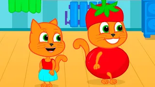 Cats Family en Français - Transformé en tomate Animé 2024 en Français