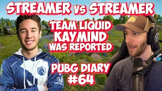 Kaymind Team Liquid | ChocoTaco TGLTN FROGMAN1 | Streamer Vs Streamer | PUBG DIARY #64