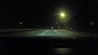 DRIVING AT NIGHT TO HOME!