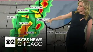 Possible severe storms moving into Chicago area