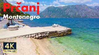 Prcanj Montenegro 🇲🇪 4K Bay of Kotor Walking Tour 2022