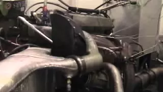 Benetton BMW F1 Turbo engine dyno run test