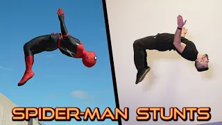 Stunts From Spider-Man: Far From Home In Real Life (Parkour)