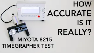 HOW ACCURATE IS THE MIYOTA 8215 ? - Citizen 8210 On The Timegrapher (Miyota 8205)