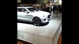 Jaguar C-X17 concept at Dubai Motor Show 2013