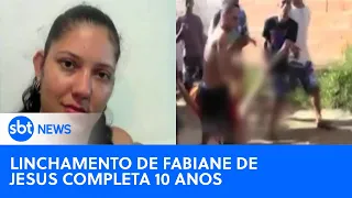 Linchamento de Fabiane de Jesus, vítima de fake news, completa 10 anos | #SBTNewsnaTV (03/05/24)