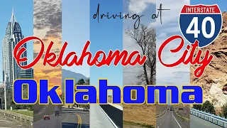 Driving at Interstate 40 West Oklahoma City Oklahoma, U.S.