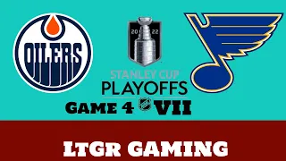 Stanley Cup VII Conference Semifinal Game 4: Oilers vs Blues