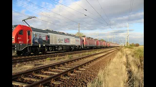 Eurodual 159 239 MEG mit 16 BR 143  auf dem Weg zum Lok Friedhof