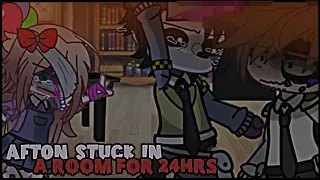 Afton family stuck in a room for 24 Hours // FnaF // GachaClub //