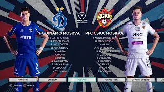 Dinamo Moscow vs CSKA Moscow | VTB Arena | Tinkoff RPL Matchday 3