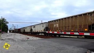 NS 7299 (EMD SD70ACu) leads NS Hopper train
