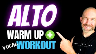 ALTO Vocal Exercises [NEW WARM UP + WORKOUT]