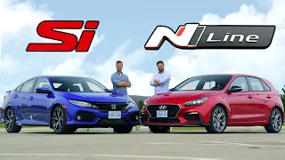 2019 Hyundai Elantra GT N Line vs Honda Civic Si // Bargains Of The Decade