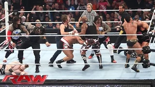 16-Man Fatal 4-Way Elimination Tag Team Match: Raw – 7. Dezember 2015