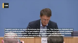 Lauterbach: Für Erfüllung von Impfpflicht sollten drei Dosen vorgeschrieben sein